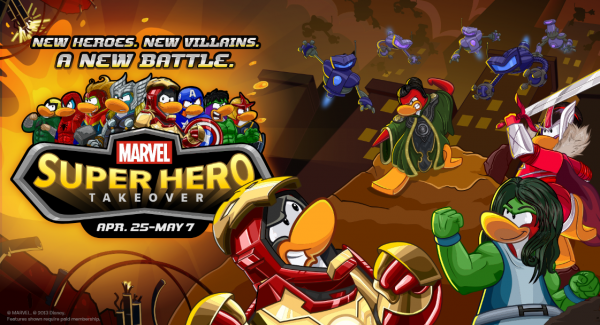 Club Penguin Super Heroes: Support