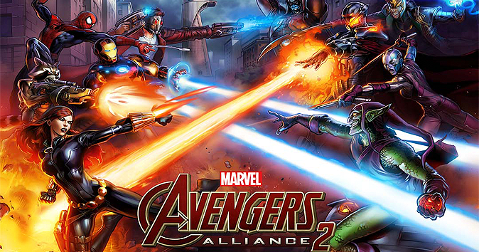 Spil det nye Mobilspil Marvel: Avengers Alliance 2