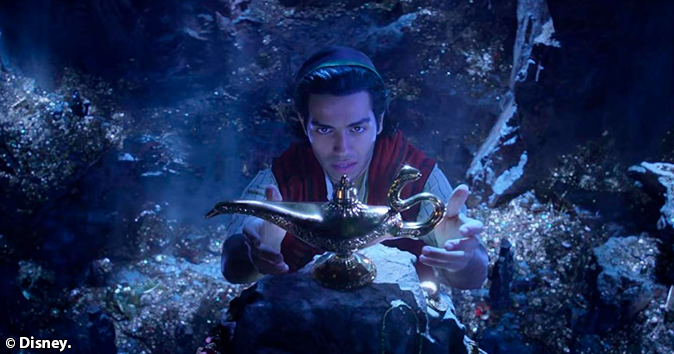 Nye Aladdin Billeder Viser mere af Genie, Jasmin og Aladdin