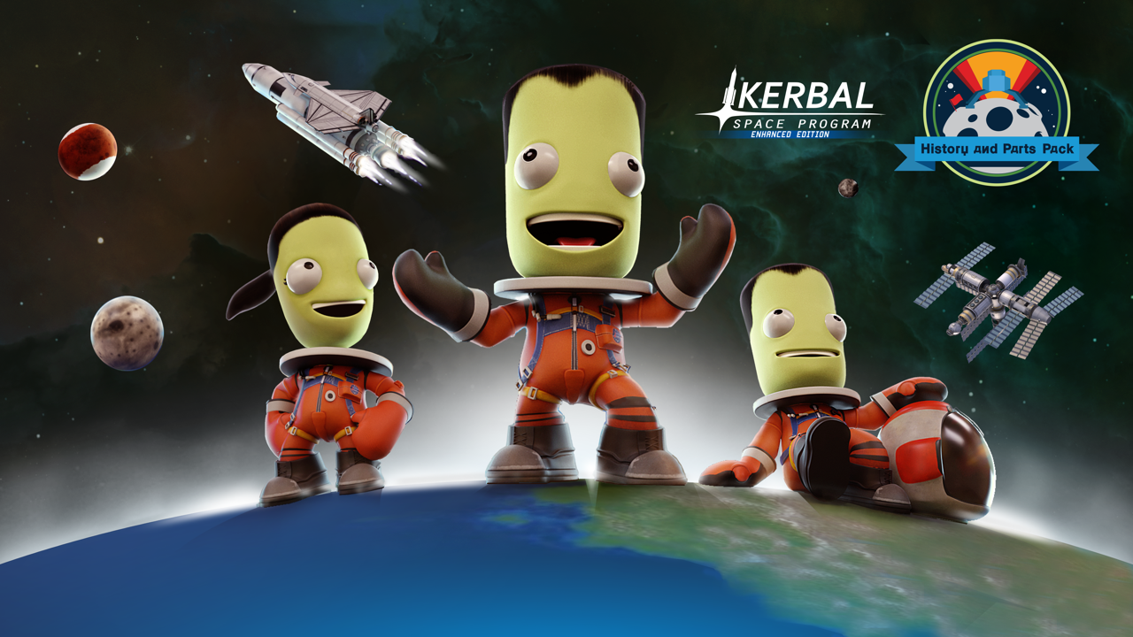 History and Parts Pack Now Available for Kerbal Space Program