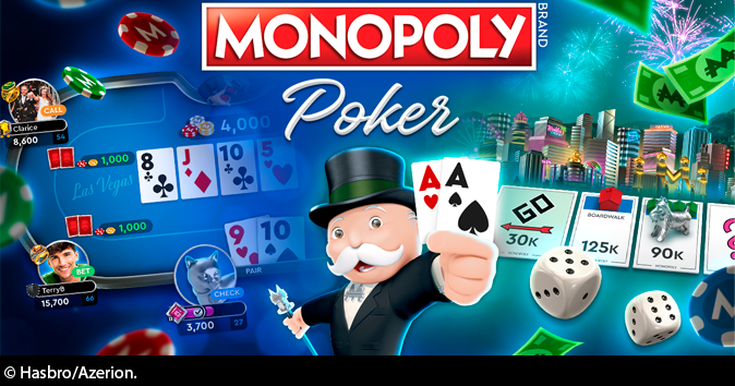 Azerion Introduces New MONOPOLY Poker Mobile App