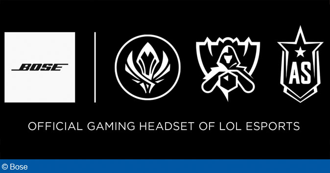 Bose® named official headset of LOL esports global events