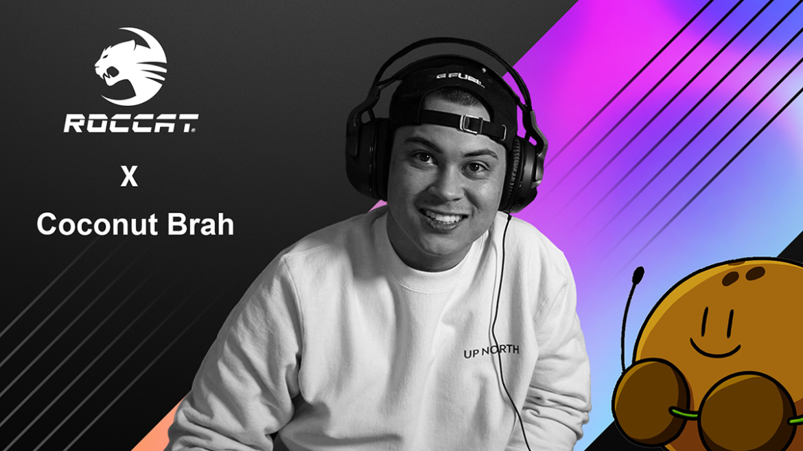 ROCCAT partners with a famed YouTuber Coconut Brah!