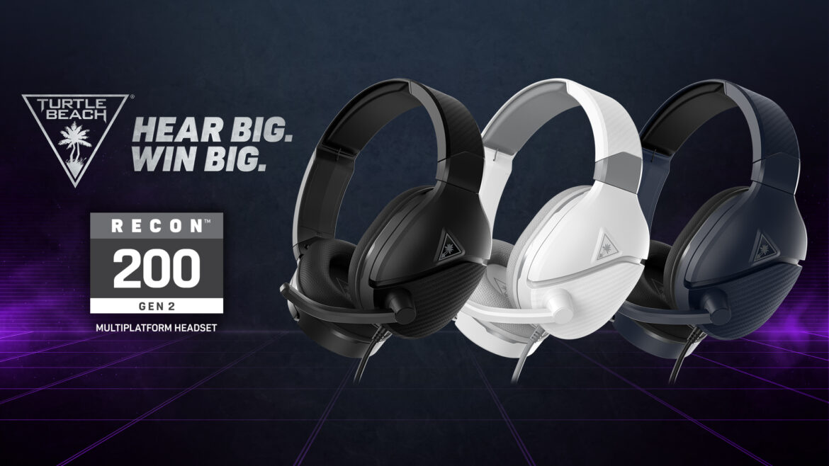 Turtle Beach’s redesigned Recon 200 Gen Powered Multiplat Gaming Headset is now available at retailers in Denmark