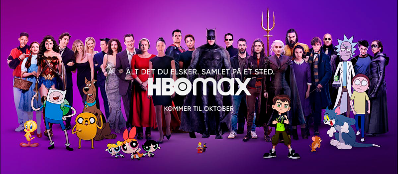 HBO Max er lanceret i Danmark i dag
