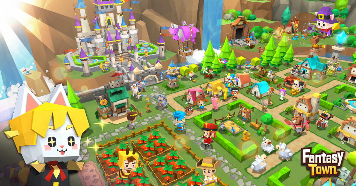 Landbrug, handel, og eventyr med vennerne i gamigo’s kommende simulationsspil til mobilen, Fantasy Town
