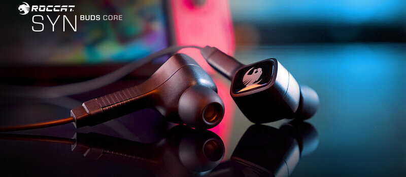 Prisbelønnet PC-Periferimærke ROCCAT Afslører Syn Buds Core Gaming Earbuds