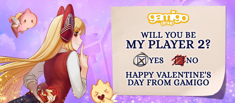 gamigo celebrates Valentine’s Day with lots of love-filled in-game events!